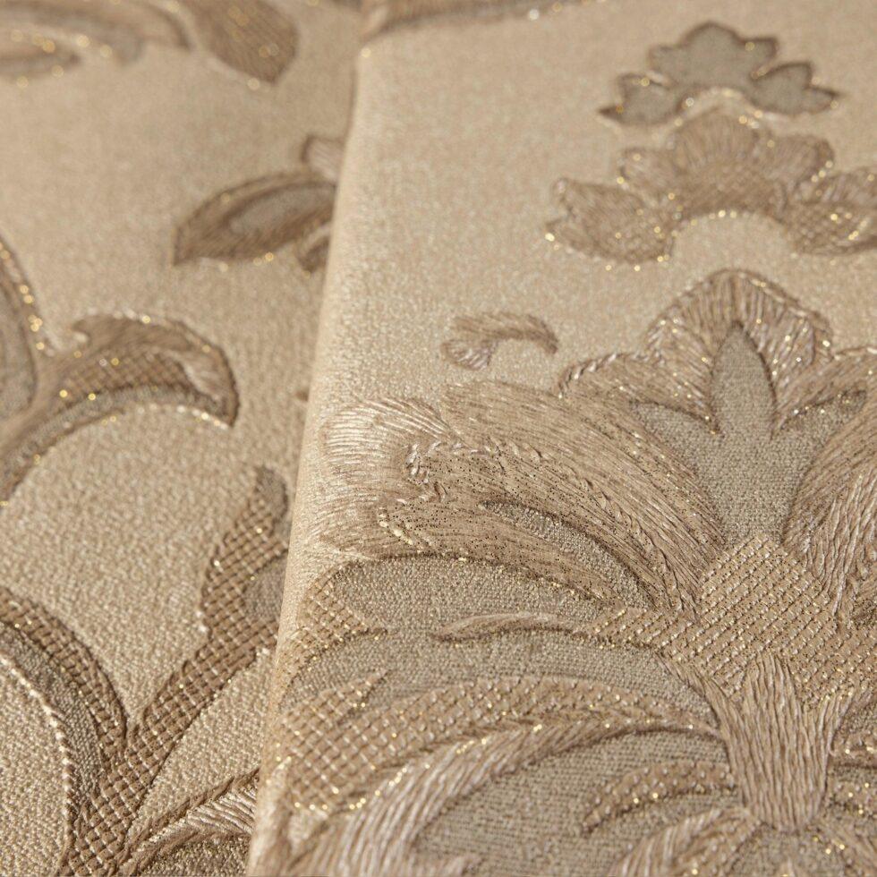 Classic Damask Design Wallpaper Brown Code 1407-4 - Image 3