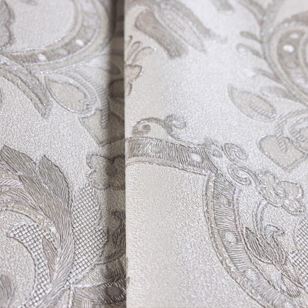 Classic Damask Design Wallpaper Gray Code 1407-3 - Image 3