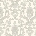 Classic Damask Design Wallpaper White Code 1407-1 - Image 5