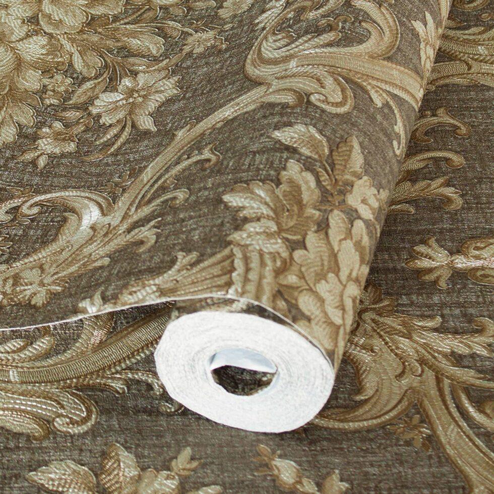 Classical Damask Wallpaper Brown  Code 1310-5