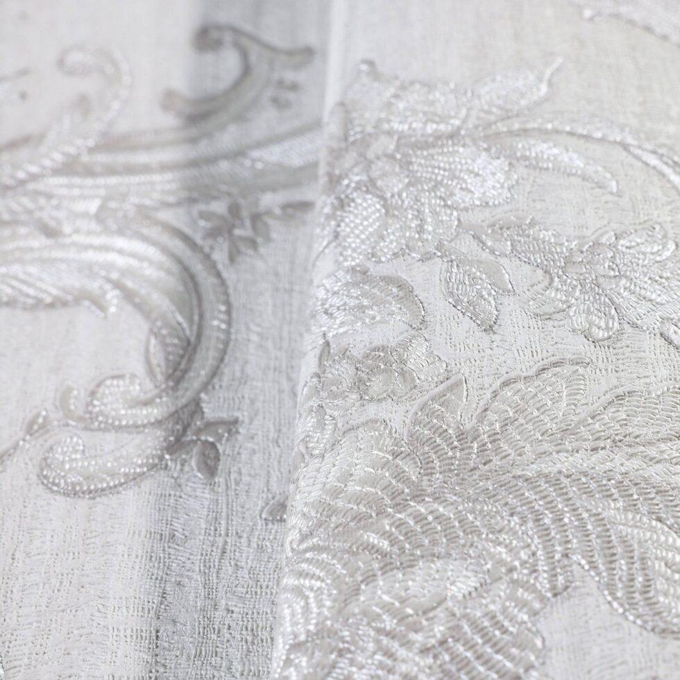 Classical Damask Wallpaper White Code 1310-1 - Image 3