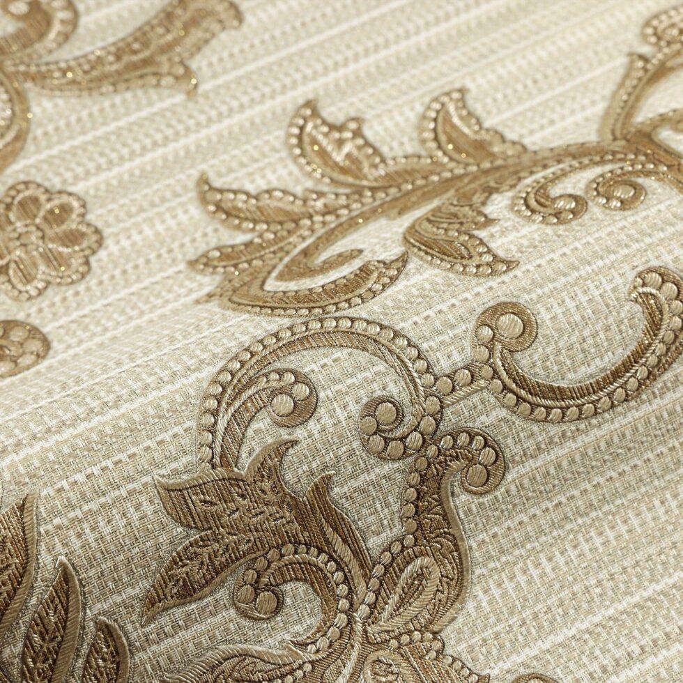Floral Damask Wallpaper Brown Code 1305-4 - Image 4