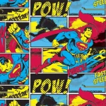 SUPERMAN MURAL WALLPAPER, Available in Various Paper Texture, Code WB2038. 105 CM WIDE ROLL PANELS.