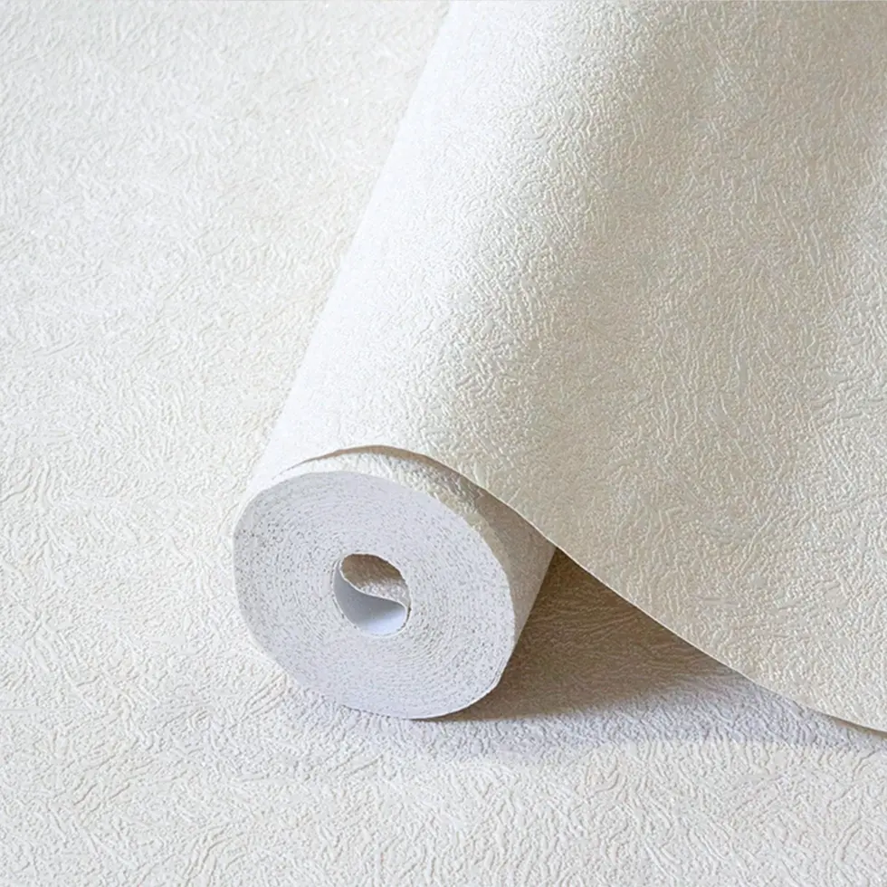 Plain Design Wallpaper White Code 1404-1