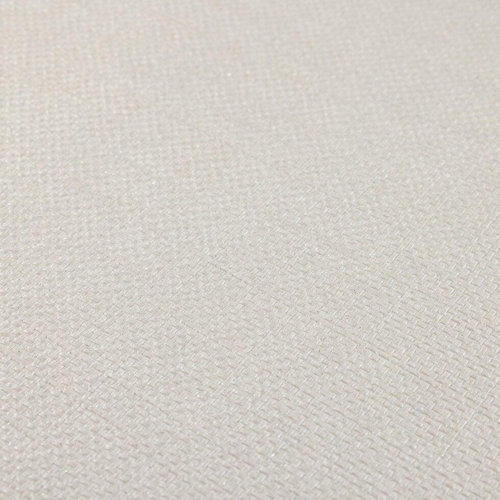 Rough Linen Fabric Texture Wallpaper White Code 3716-1 - Image 6