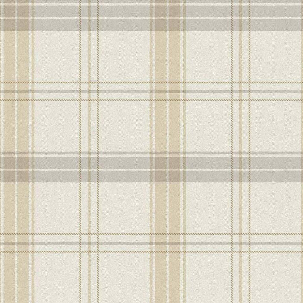 Burberry Textile Inspiration Checkered Pattern Wallpaper Cream Code 3714-1 - Image 6