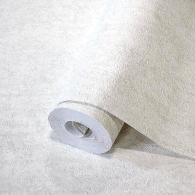 Plain Texture Wallpaper White Code 1203-1