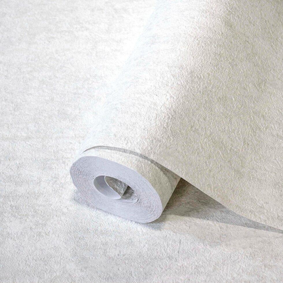Plain Texture Wallpaper White Code 1203-1