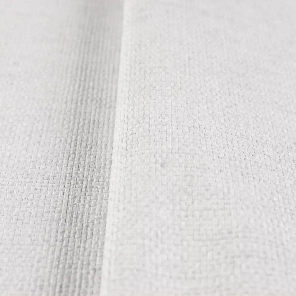 Smooth linen textile texture wallpaper White Code 7816-1 - Image 4