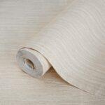 Textured Plain Wallpaper Cream Code 6807-2