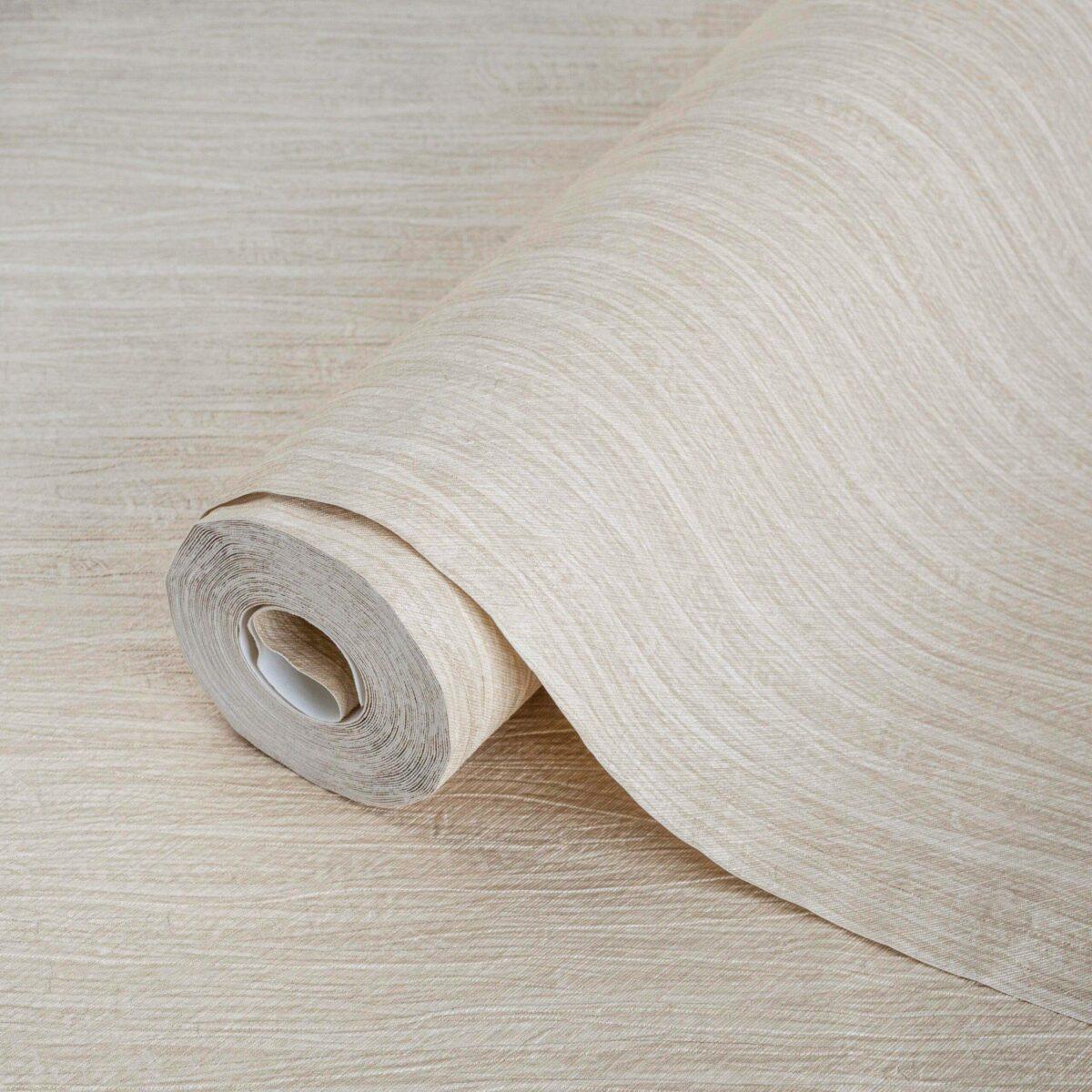 Textured Plain Wallpaper Cream Code 6807-2 - Image 1