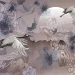 Modern Style Design, VINYL FABRIC TEXTILE Wall Mural in Different Texture, Code A304. It is produced as ONE PIECE WITHOUT JOINT.