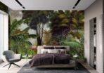Flamingo Design Vinyl, VINYL FABRIC TEXTILE Wall Mural in Different Texture, Code A307. It is produced as ONE PIECE WITHOUT JOINT. - Image 6