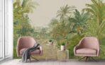 Amazon Forests Design, VINYL FABRIC TEXTILE Wall Mural in Different Texture, Code A308. It is produced as ONE PIECE WITHOUT JOINT. - Image 2