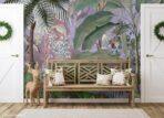 Leopard Pattern Design, VINYL FABRIC TEXTILE Wall Mural in Different Texture, Code A309. It is produced as ONE PIECE WITHOUT JOINT. - Image 4
