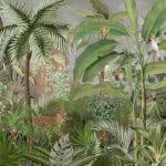 Leopard Pattern Design MURAL WALLPAPER, Available in Various Paper Texture, Code A309. It is Produced as 105 CM WIDE ROLL PANELS.