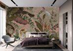 Lion Patterned Design, VINYL FABRIC TEXTILE Wall Mural in Different Texture, Code A310. It is produced as ONE PIECE WITHOUT JOINT. - Image 6