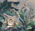 Lion Patterned Design, VINYL FABRIC TEXTILE Wall Mural in Different Texture, Code A310. It is produced as ONE PIECE WITHOUT JOINT.