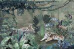 Tiger Design MURAL WALLPAPER, Available in Various Paper Texture, Code A311. It is Produced as 105 CM WIDE ROLL PANELS. - Image 2