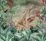 Giraffe Design MURAL WALLPAPER, Available in Various Paper Texture, Code A312. It is Produced as 105 CM WIDE ROLL PANELS. - Image 2