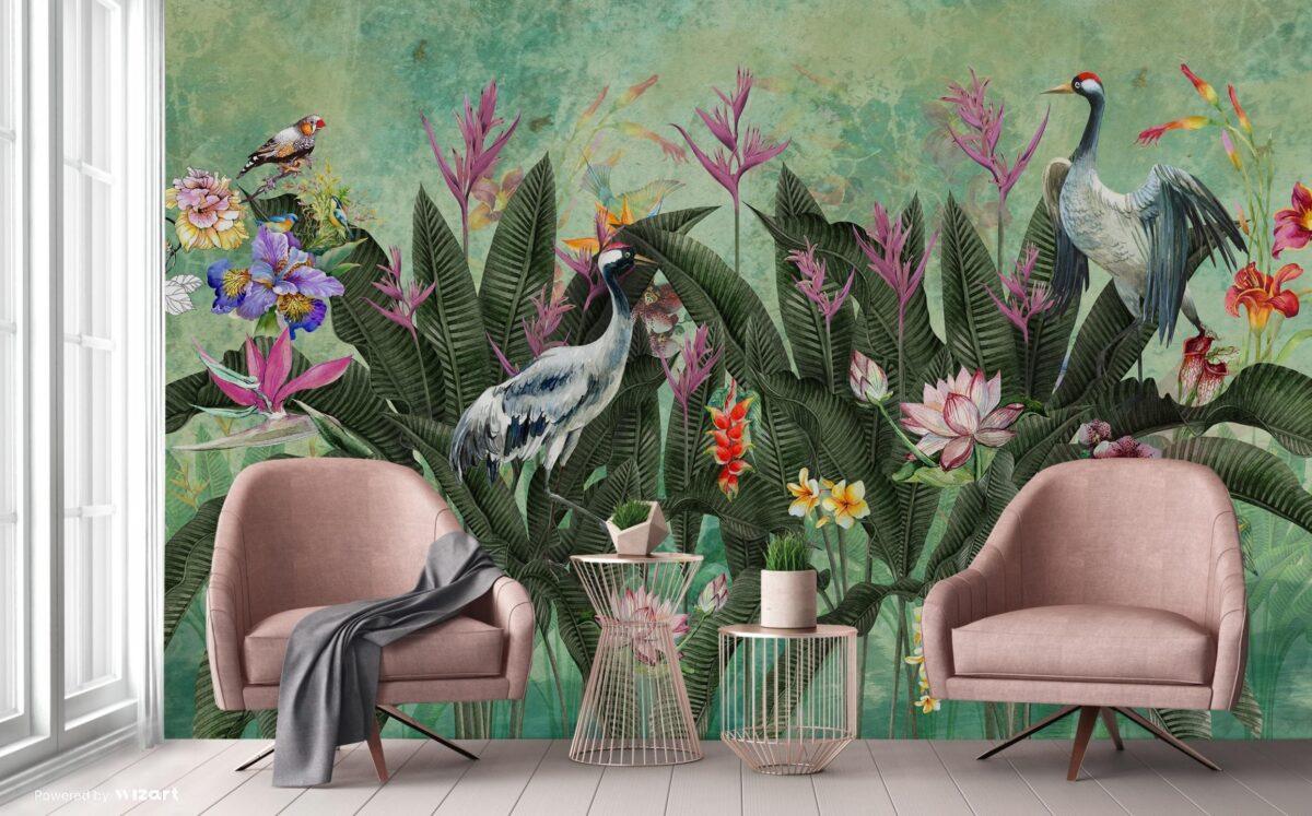 Trend Poster Design, VINYL FABRIC TEXTILE Wall Mural in Different Texture, Code A314. It is produced as ONE PIECE WITHOUT JOINT. - Image 6