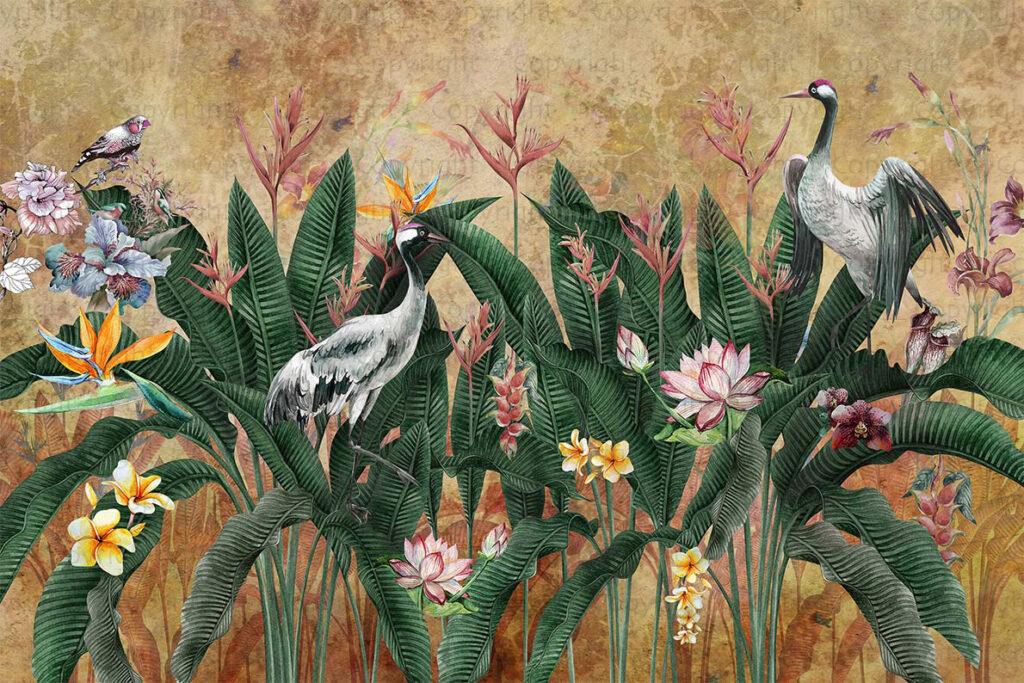Trend Poster Design, VINYL FABRIC TEXTILE Wall Mural in Different Texture, Code A314. It is produced as ONE PIECE WITHOUT JOINT.