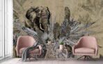 Amazon Poster with Original Design, VINYL FABRIC TEXTILE Wall Mural in Different Texture, Code A321. It is produced as ONE PIECE WITHOUT JOINT. - Image 6