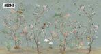 Spring Blossoms Design, VINYL FABRIC TEXTILE Wall Mural in Different Texture, Code A324. It is produced as ONE PIECE WITHOUT JOINT. - Image 3