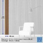 High Quality Waterproof Polystyrene Panels Charcoal Code APS102 - Image 3