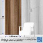 Embossed Waterproof Polystyrene Panels Gray Code APS404 Exclusive design - Image 4