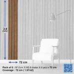 Embossed Waterproof Polystyrene Panels Gray Code APS404 Exclusive design - Image 3