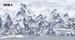Mountains Design,VINYL FABRIC TEXTILE Wall Mural in Different Texture, Code FJ318.  It is produced as ONE PIECE WTHOUT JOINT. without joint. - Image 3