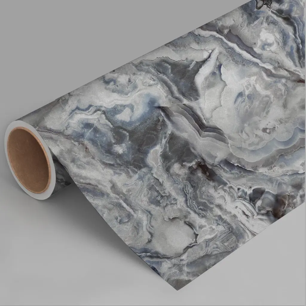 Marble Finish Design Mural WALLPAPER, Available in various Paper Texture, Code FJ319. It is Produced as 105 cm Wide Roll Panels. - Image 9