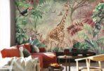 Giraffe Design MURAL WALLPAPER, Available in Various Paper Texture, Code A312. It is Produced as 105 CM WIDE ROLL PANELS. - Image 6