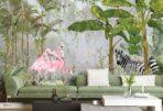 Zebra Patterned Design MURAL WALLPAPER, Available in Various Paper Texture, Code A313. It is Produced as 105 CM WIDE ROLL PANELS. - Image 6