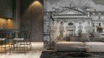 Zoo Pattern Design, VINYL FABRIC TEXTILE Wall Mural in Different Texture, Code FJ308.  It is produced as ONE PIECE WITHOUT JOINT. - Image 7
