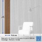 MDF Antibacterial Surface Wall Panel Light Cinnamon Colour Code APM201 - Image 2