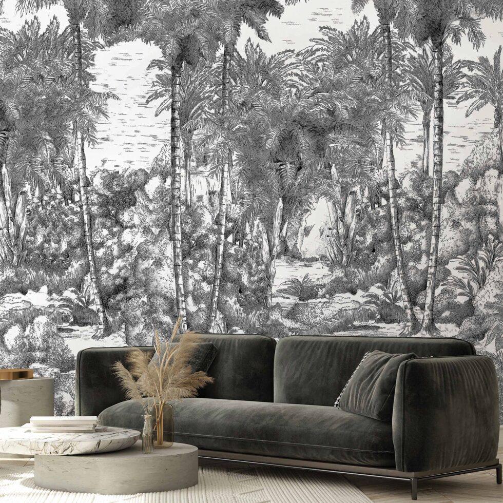 Jungle Design Mural WALLPAPER in Different Texture - Code SE301 - Image 4