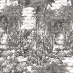 Jungle Design, VINYL FABRIC TEXTILE Wall Mural in Different Texture, Code SE301. It is produced as ONE PIECE WITHOUT JOINT.