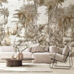 Jungle Design, VINYL FABRIC TEXTILE Wall Mural in Different Texture, Code SE301. It is produced as ONE PIECE WITHOUT JOINT. - Image 4