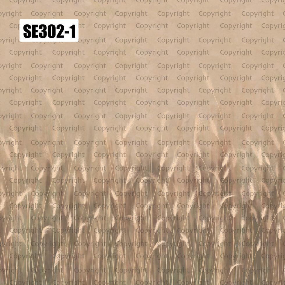 Pampas Flower Design Embossed Vinyl, Fabric Back Wall Mural in Different Texture - Code SE302 - Image 2