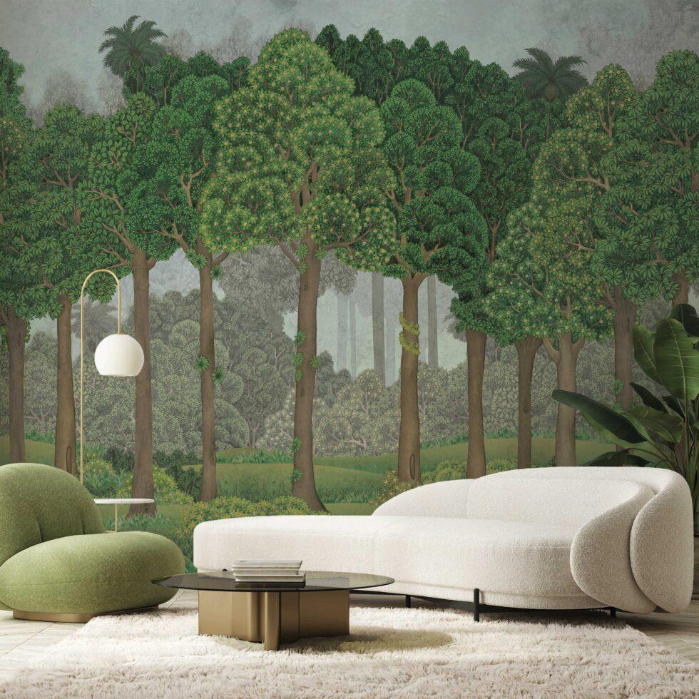 Tropical Design Mural WALLPAPER in Different Texture Code SE306 - Image 7