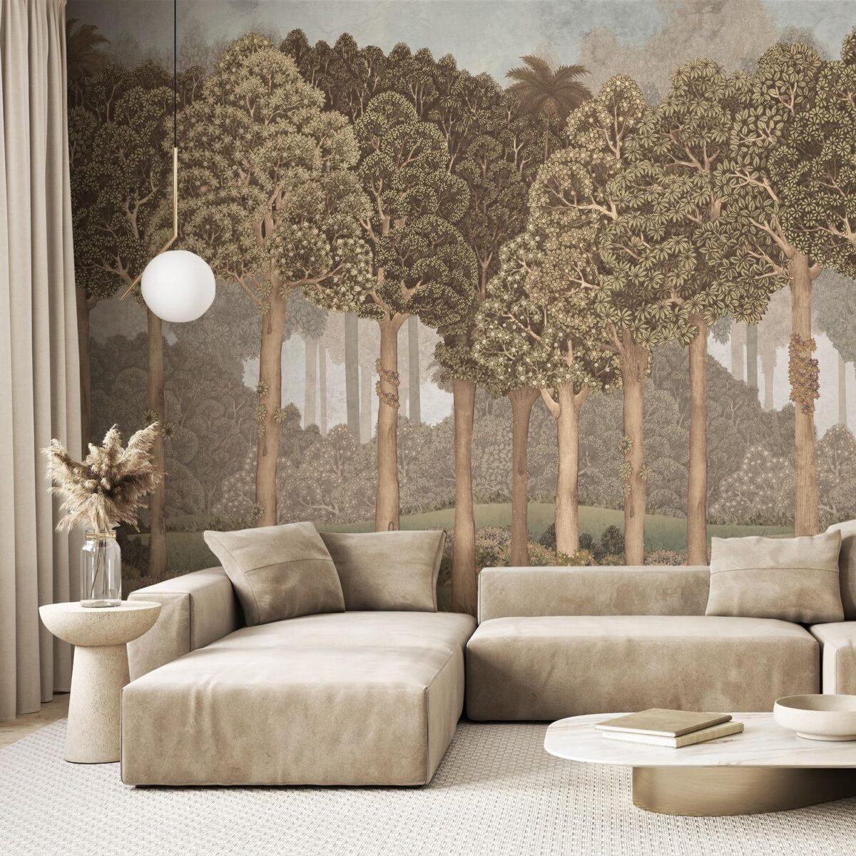 Tropical Design MURAL WALLPAPER, Available in Various Paper Texture, Code SE306. It is Produced as 105 CM WIDE ROLL PANELS. - Image 6