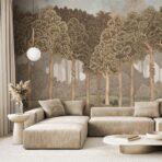 Tropical Design MURAL WALLPAPER, Available in Various Paper Texture, Code SE306. It is Produced as 105 CM WIDE ROLL PANELS. - Image 6