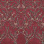 Floral and Leaf Design, VINYL FABRIC TEXTILE Wall Mural in Different Texture, Code SE307. It is produced as ONE PIECE WITHOUT JOINT. - Image 2