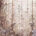 Tropical Nature Design, VINYL FABRIC TEXTILE Wall Mural in Different Texture, Code SE308. It is produced as ONE PIECE WITHOUT JOINT. - Image 3