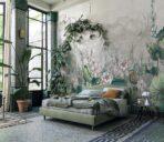 Floral Design MURAL WALLPAPER, Available in Various Paper Texture, Code SE310. It is Produced as 105 CM WIDE ROLL PANELS. - Image 5