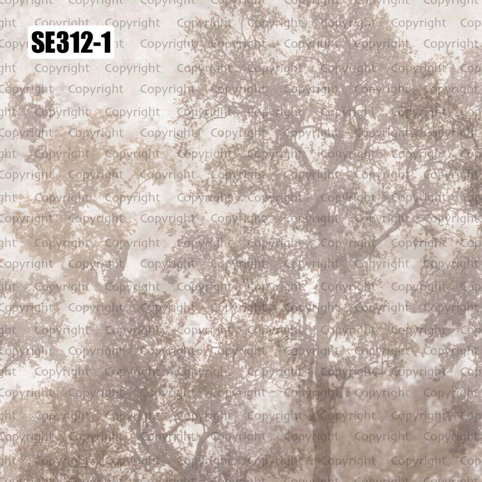 Tree Design Embossed Vinyl, Fabric Back Wall Mural in Different Texture - Code SE312 - Image 2