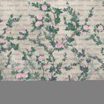 Floral Design, VINYL FABRIC TEXTILE Wall Mural in Different Texture, Code SE313. It is produced as ONE PIECE WITHOUT JOINT.