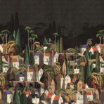 Scandinavian House Design, VINYL FABRIC TEXTILE Wall Mural in Different Texture, Code SE318. It is produced as ONE PIECE WITHOUT JOINT. - Image 2